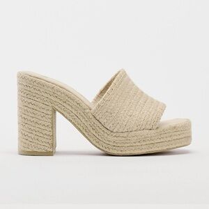 Zara CHUNKY PLATFORM SANDALS 4in